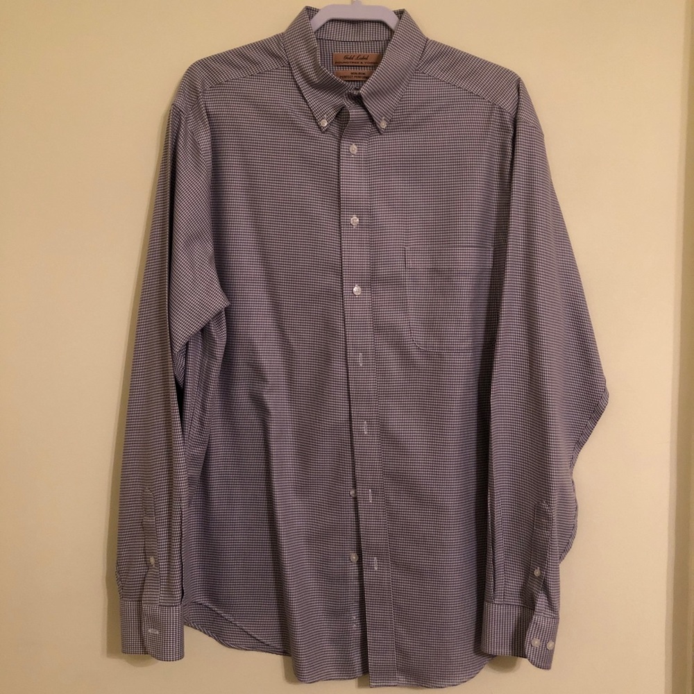 round tree and york gold label button down shirt